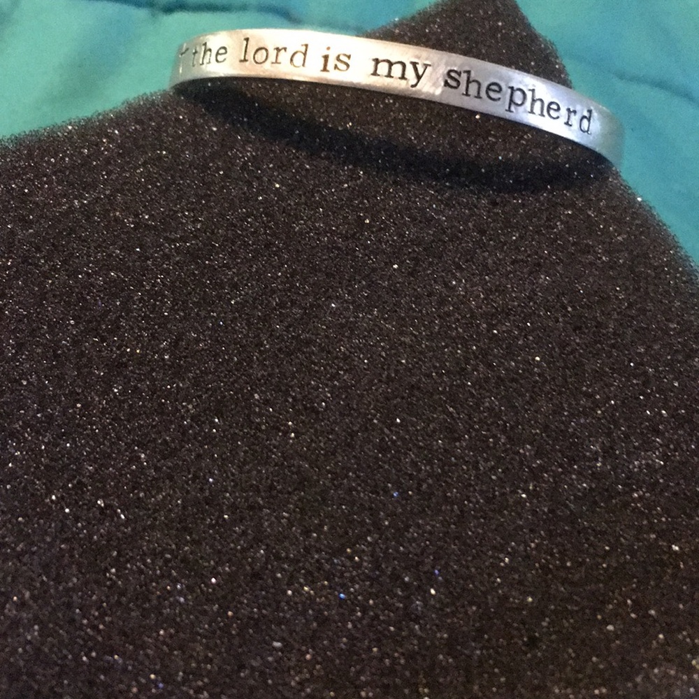 The Lord is my Shepherd cuff